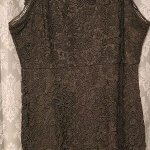 Elegant Lace Sleeveless Dress